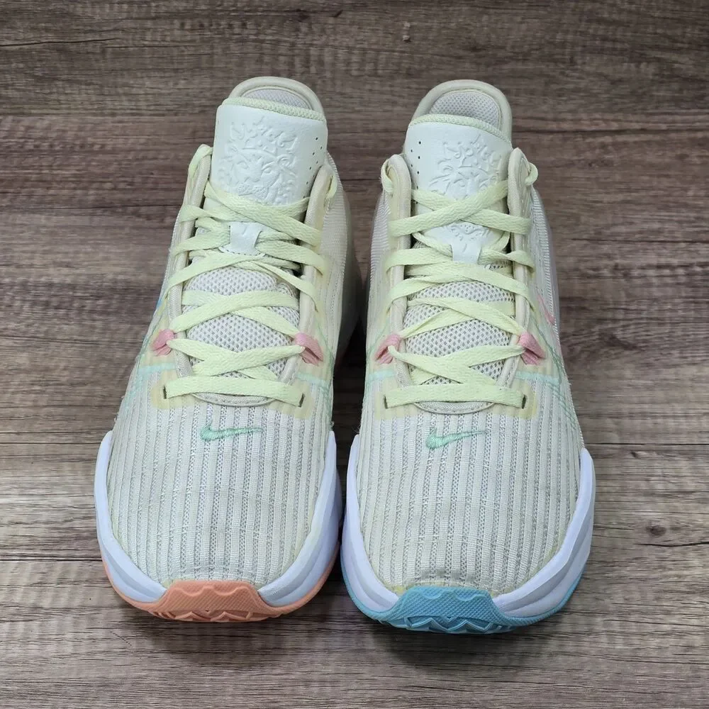 Nike LeBron Witness 6 Easter Men's Size 9.5 Light Yellow Shoes CZ4052-103 READ